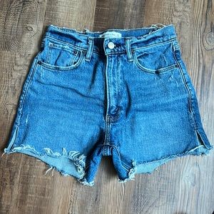 Abercrombie High Waisted Mom Shorts